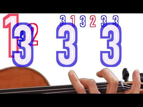 How To Play Bebe Rexha - Meant To Be 🎻  Simple Violin Tutorial With Color Coded Strings