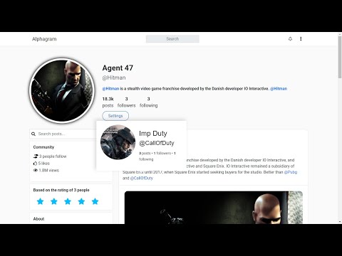 Alphagram  - Social network built in Django