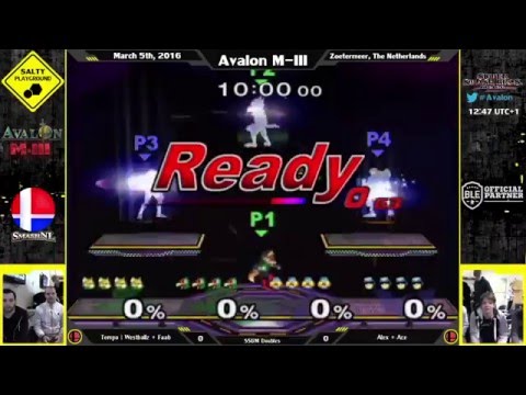 Avalon M-III - Tempo | Westballz + Faab Vs Alex + Ace - SSBM Doubles Winners R3