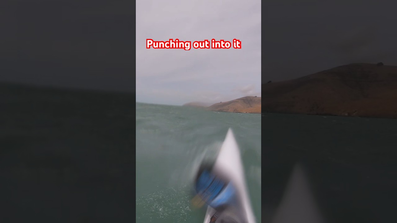 Upwinding to downwinding in this short we had the tide and wind behind us for some fast splits 👍