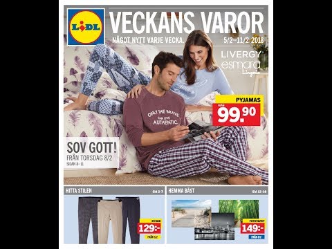 LIDL SVERIGE (NON FOOD): 05-11.02.2018 REKLAMBLAD