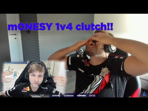 m0NESY's unreal 1v4 clutch against MIBR (Team speak, reactions and replay)