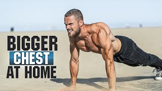 Most Effective CHEST Workout at HOME (NO EQUIPMENT