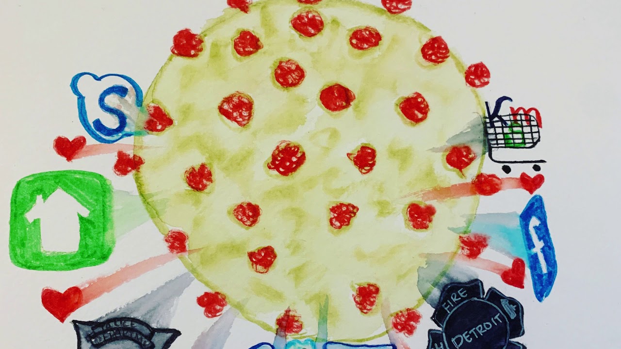 Doctor Uses Art to Cope with COVID