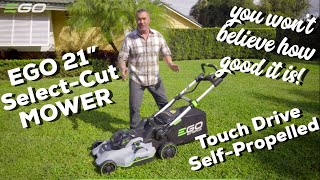 EGO 21&quot; Select Cut Mower w Touch Drive Self Propelled Features