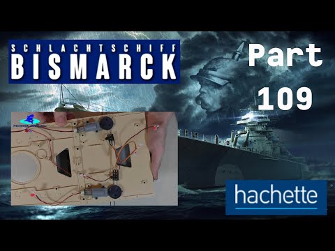 Hachette Schlachtschiff Bismarck (Metall) Part 109 - Motor und Endschalter für den 6. MA-Turm!