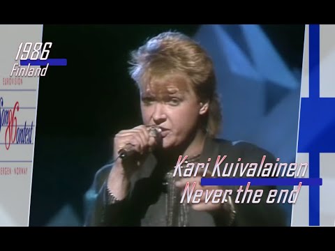 eurovision 1986 Finland 🇫🇮 Kari Kuivalainen - Never the end ᴴᴰ