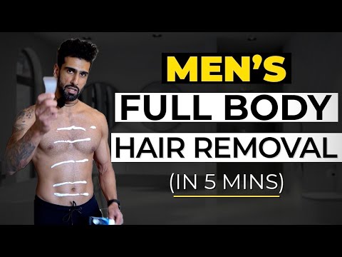 FULL BODY HAIR REMOVAL WITH VEET MEN HAIR REMOVAL...