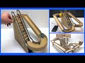 Amazing Marble Run with escalator out of cardboard Cardboard Games Compilation