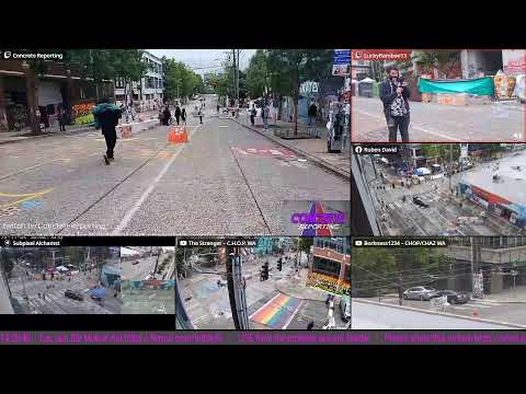 LIVE multi-stream from the protests around Seattle