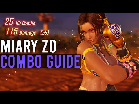 Tekken 8 Miary Zo Combos (BnB) And Max Wall Damage