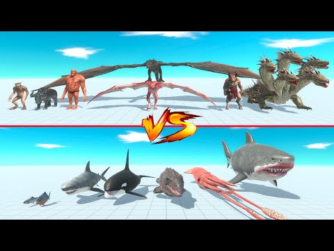 Aquatics vs Fantasy - Animal Revolt Battle Simulator