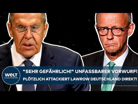 PUTINS KRIEG: "Sehr gefährlich!" Hitler-Vorwurf! Plötzlich attackiert Lawrow Deutschland direkt!
