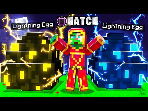 Unbelievable - Hatching LIGHTNING Dragon Eggs in Minecraft!
