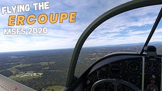 MSFS 2020 40 Knot Crosswind Landing 1946 Ercoupe KLQK