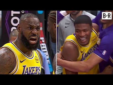 LeBron James Sacrifices 10-Pt Streak for Rui Hachimura Game-Winner 🚨