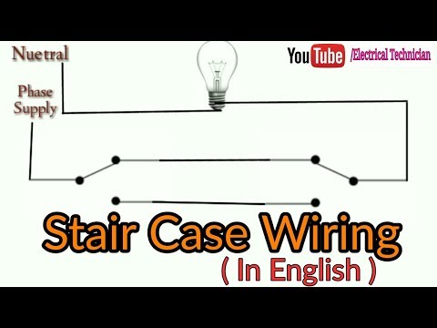 STAIR CASE (TWO WAY SWITCH ) WIRING | Electrical Technician Video