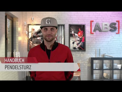 Bei einem Sturz fällt man nicht nur senkrecht in die Tiefe, sondern man schwingt auch hin und her. Das nennt man Pendelsturz.