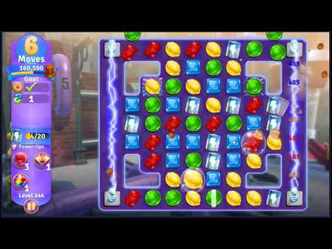 Willy Wonkas Sweet Adventure Level 244 - NO BOOSTERS 🍫 | SKILLGAMING ✔️