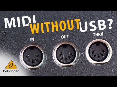 MIDI without USB – classic MIDI connections explained