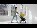 миниатюра 2 Видео о товаре Коляска прогулочная Bugaboo Bee 6 шасси Black (500304LM01), Black / Lemon Yellow (Черный / Желтый)