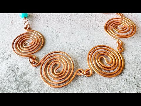 How to make wire spirals - step by step beginner tutorial #wirewrap #tutorials  #beginnerfriendly