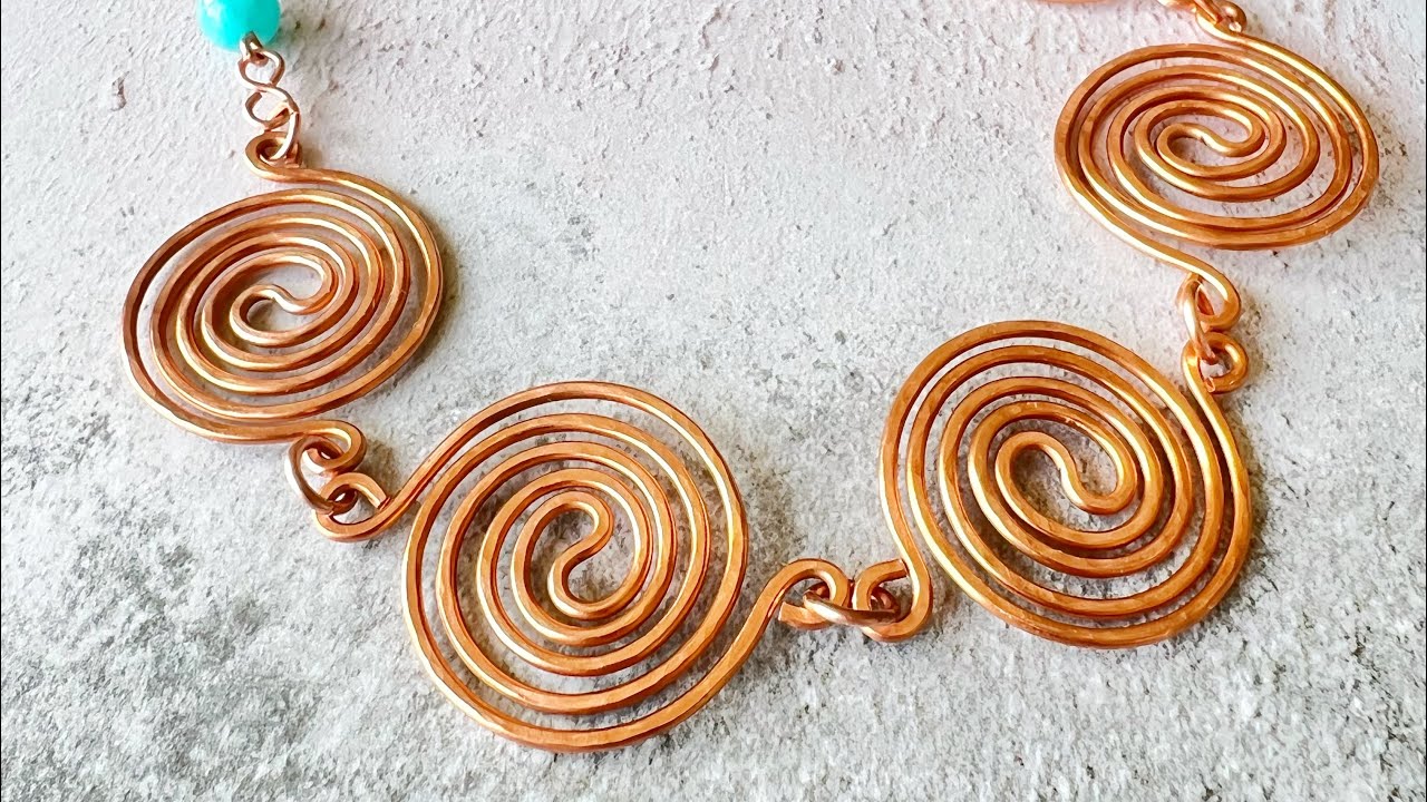 How to make wire spirals - step by step beginner tutorial #wirewrap #tutorials  #beginnerfriendly