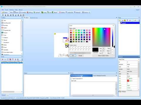 Build an User Interface using Nextion Editor
