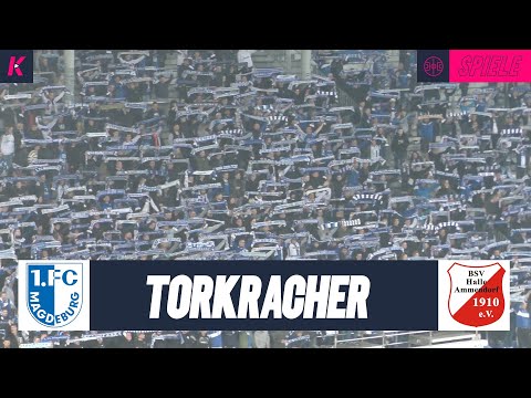 Traumtore bei Torkracher im Halbfinale I 1.FC Magdeburg - BSV Halle-Ammendorf (Sachsen-Anhaltpokal)