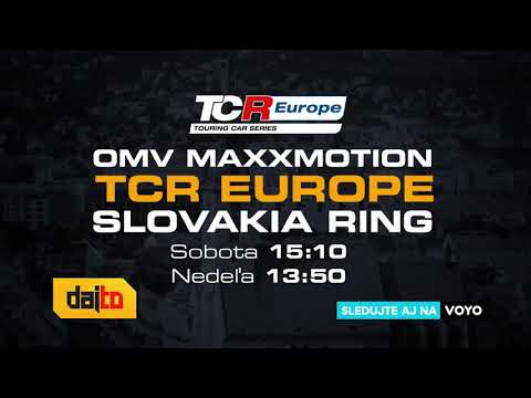 TCR Europe - v sobotu 8. 5. 2021 o 15:10 a v nedeľu 9. 5. 2021 o 13:50 na Dajto