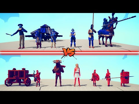 ANCIENT TEAM VS RENAISSANCE TEAM |Totally Accurate Battle Simulator TABS