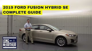 2019 FORD FUSION HYBRID SE COMPLETE GUIDE - STANDARD AND OPTIONAL EQUIPMENT