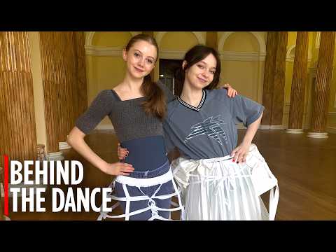 Wednesday Season 2 Behind the Scenes: The Dead Dance | Emma Myers & Evie Templeton Rehearsal