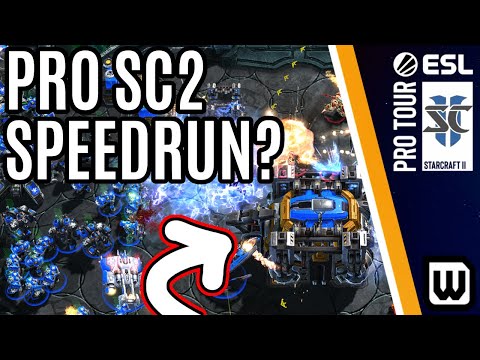 PRO STARCRAFT 2 SPEEDRUN? Clem (Terran) vs Zest (Protoss)