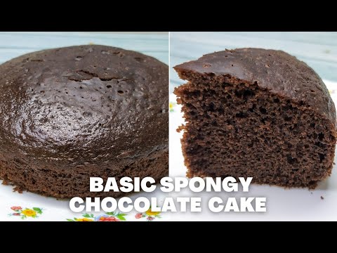 Moist Basic Chocolate Cake Without Oven | Easy Basic Chocolate Cake | Fahmida Cake Recipes