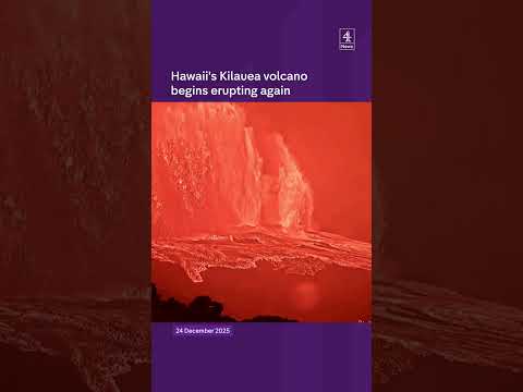 Hawaii's Kilauea volcano erupting again