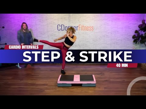 Cardio Step & Kickboxing: Intense Fat Burning Home Workout