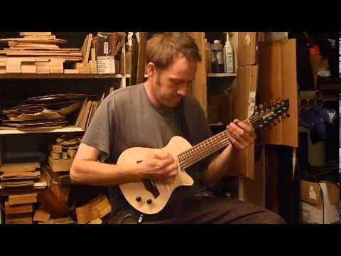 Veillette Merlic Electric 2013 - Flame Maple / Mahogany *Video* image 16