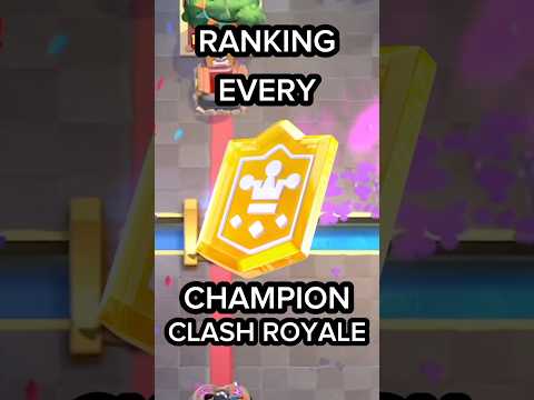 Ranking Every CHAMPION in CLASH ROYALE‼️‼️ #clashroyale #gaming #clashofclans #supercell #clash