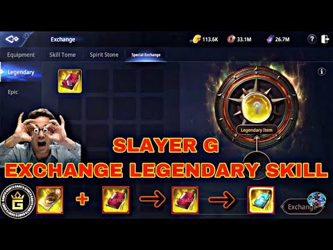 MIR4-SLAYER G USE THE NEW WAY IN EXCHANGING LEGENDARY SKILL | NEW MIR4 UPDATE | EXCHANGE CHARACTERS