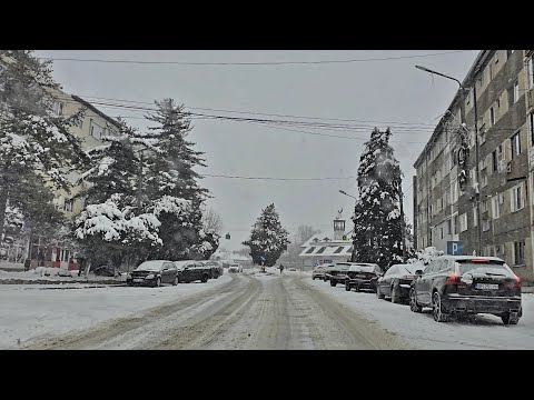 Drumul înzăpezit  ȘTEI - VAȘCĂU Jud.Bihor Ianuarie 2026❄️☃️🚘