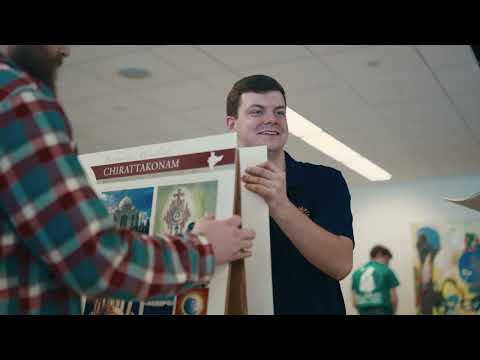 College Knights Host Exhibit of Eucharistic Miracles