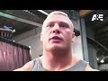 Angle remembers a tense first encounter with Lesnar: A&E WWE Rivals: Brock Lesnar vs. Kurt Angle