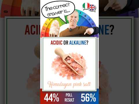 🇬🇧🇮🇹 Quiz: Himalayan Pink Salt - Acidic or Alkaline? | Dr. Mike