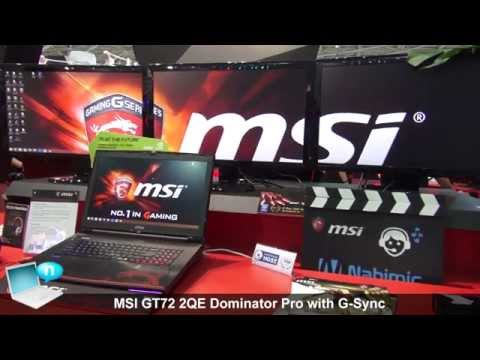 MSI GT72 2QE Dominator Pro with G Sync