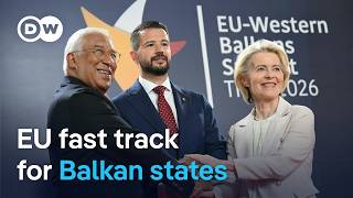 EU leaders tell Balkan leaders they will speed up enlargement plans | 