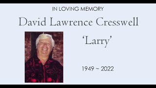 Funeral Mass for David Larry Cresswell | St John The Baptist Church - 18th March 2022