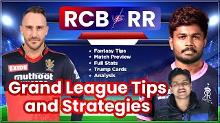 RCB vs RR Dream11, BLR vs RR Dream11, Bangalore vs Rajasthan Dream11: Grand League Tips and Strategy