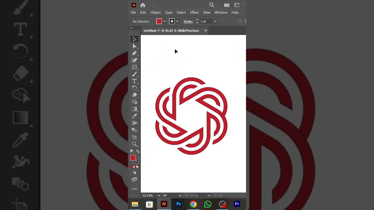 Modern Abstract Logo Design in Adobe Illustrator  #artoflimon