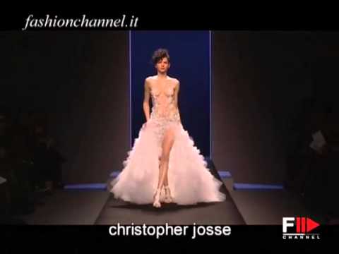 "Elie Saab   Chritophe Josse" Autumn Winter 2009 2010 Bridalwear Paris & Rome by FashionChannel